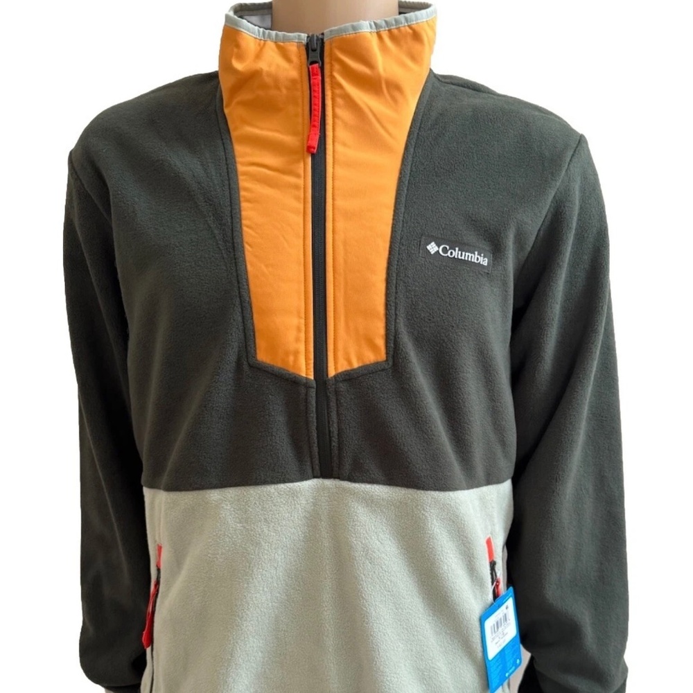 Columbia Men Sequoia Grove Half Zip Fleece Sweater Large L